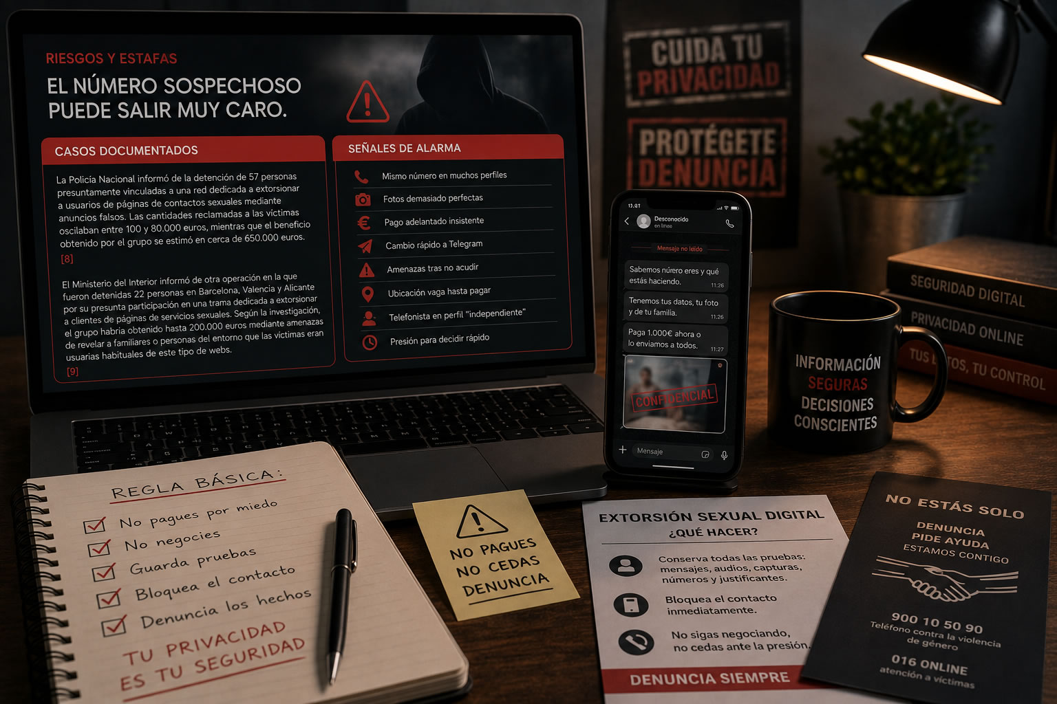 Prevención de estafas y amenazas asociadas a anuncios falsos